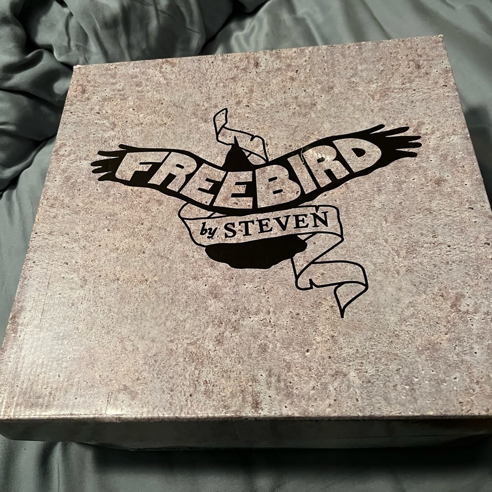 Freebird by Steven.  NIB, never worn.  Genuine leather.  Beautiful.